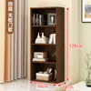 Estantería de Madera Maciza Armario para Mirador Estantería de Piso Repisa para Ventana de Casa Armario Bajo para Niños Armario de Almacenamiento Estante Simple para Balcón