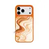 Funda para Teléfono de Mármol Fluido Más Vendida Transfronteriza para Apple 18Pro Modelo Nuevo con Ventana Grande, Funda de Silicona Líquida Estilo Ins