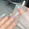 Acessórios Retro de Liga Cruzada para Nail Art, Strass para Unhas Estilo Punk Hot Girl Novo e Tendência, Decorações de Resina Atacado