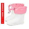 Cubiertas de Algodón Gruesas para Zapatos de Lluvia Infantiles, Cubiertas de Algodón Cálidas para Botas de Lluvia de Bebés, Niños y Niñas, Forro Interior para Zapatos de Agua, Cubiertas para Botas de Agua Infantiles Pequeñas y Medianas