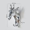 Ganchos Creativos con Forma de Animal Estilo Europeo, Ganchos para Abrigos sin Perforación, Ganchos Decorativos de Cabeza de Ciervo para Pared del Hogar, Productos Nuevos