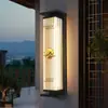 Lámpara de Pared para Exteriores Impermeable Lámpara para Pilares Lados de la Puerta Principal Lámpara de Pared para Villa Lámpara Solar con Soporte de Pared Lámpara para Jardín Exterior Patio