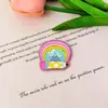 Venta Caliente Transfronteriza Día de San Valentín Temática de Amor Acrílico Resina Una Cara Dibujos Animados Abeja Moño Cápsula Accesorios