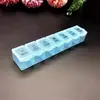 Caja de pastillas mini creativa de 7 compartimentos de plástico sub-empaque pastillas siete días a la semana pastillas para el cuidado de la salud caja de almacenamiento portátil caja de medicamentos