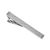 Set de 16 piezas de clips para corbata para Amazon transfronterizo, clips para corbata coloridos a rayas, clips creativos tallados a cuadros para camisa