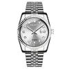 Reloj yolako hombre clásico todo partido reloj para hombre reloj no mecánico calendario correa de acero reloj para hombre y mujer reloj para parejas