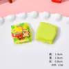 Carrinho Colorido Simulado Acessórios para Joias DIY Enfeites Pequenos de Resina para Desktop Brinquedos de Carrinho de Compras de Supermercado Casa de Brinquedo