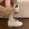 Zapatillas de entrenamiento alemanas para mujer con cordones de encaje estilo ballet y suela gruesa, nuevo modelo otoño 2026, zapatillas casuales cómodas y robustas para mujer