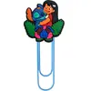 Clips de Papel Grandes de Stitch Suministros de Oficina Clips de Papel Creativos Lindos Pines en Forma de U Marcadores de Libros Coloridos de Dibujos Animados de PVC