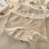 Cueca Boxer Feminina 10A Antibacteriana 100% Algodão Estendida e Alargada com Forro Antibacteriano Respirável de Algodão Natural