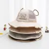 Sombrero de sol para niños con ala grande, sombrero de cubo de protección solar de verano para bebé, sombrero de pescador de malla para bebé niño, sombrero de sol para niña