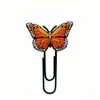 Bestseller transfronterizo: clips de papel con forma de mariposa, clips de papel de PVC de dibujos animados, marcapáginas para cuaderno y pequeños artículos de regalo