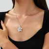 Moda Cruzada Europeia e Americana Venda Quente Flor Simples Personalidade Versátil Conjunto Estilo de Rua Feminino Decoração Joias da Moda