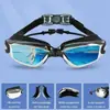 NUEVAS Gafas de Natación Antivaho de Alta Definición Marco Pequeño Lentes Chapados en Plata Gafas de Natación Impermeables Gafas