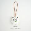 Llavero de peluche con forma de oso de fiesta, monstruo, panda, de dibujos animados, para niños, mochila escolar antipérdida, marca registrada