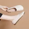 Zapatos planos para mujer 2026 otoño nuevo estilo zapatos de abuela de suela blanda mocasines sin cordones zapatos Mary Jane delicados