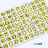 Taladro de uñas Dongzhou 8*6 broca octagonal larga de fondo puntiagudo explosiones de la red social taladro para decoración de uñas taladro de vidrio brillante venta al por mayor