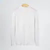 Suéter de punto de cuello alto para hombre para primavera, otoño e invierno, camiseta base negra de invierno, chaqueta superior de marca moderna engrosada para hombre