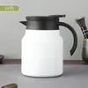 Popular Tetera de Acero Inoxidable 316 para Estofado Separación de Agua y Té Olla para Estofar Café Gran Capacidad Hogar Oficina Hervidor de Agua Aislado