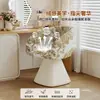 Taburete de tocador estilo medieval, Silla giratoria retro para manicura, Silla de maquillaje de lujo ligero con respaldo para habitación de niña, Gama alta