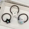 Corea del Sur Nuevo Estilo Alta Calidad Elegante Amor Brillo Flor Cuerda para el Cabello Simple Versátil Payon Cuerda para la Cabeza Tendón de Goma Accesorios para el Cabello