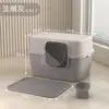 Atacado Dropshipping Suprimentos para Animais de Estimação Caixa de Areia para Gatos Bandeja de Areia Grande para Gatos Vaso Sanitário Extra Grande para Gatos Caixa de Areia para Gatos