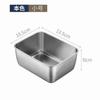 Caja de Empaque Sellada para Ingredientes de Cocina de Acero Inoxidable Caja para Picnic Caja Espesa para Almacenamiento de Frutas Compartimento para Verduras del Refrigerador