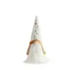 Novo produto transfronteiriço: Ponteira de árvore de Natal com luz LED de velho sem rosto com chapéu de tricô vermelho e branco, enfeite de decoração de árvore de Natal de elfo