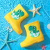Botas de lluvia para niños nuevas dibujos animados lindas niños bebé botas de lluvia niñas estudiantes niños pequeño zapatos de agua impermeables zapatos de goma
