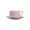 Caneca de Café e Pires de Cerâmica com Espelho Colorido Macaron Estilo Normcore Coleção Especial Comemorativa de Jingdezhen Presente para Outros