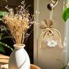 Bolsa de Sachet de Osmanthus Estilo Mismo Amor para Uso en el Hogar, Bolsa Pequeña de Flores con Cordón para el Festival del Bote del Dragón, Bolsa de Sachet de Aromaterapia para Montar en el Coche