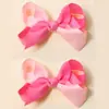 Pinza para el pelo de niño de venta caliente transfronteriza, flor de burbuja bicolor, lazo, pinza de pico de pato, moda, nuevos accesorios para el pelo de venta caliente, hecho a mano