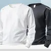 Moletom masculino 2026 outono estilo americano solto manga longa gola redonda esportivo espesso pulôver jaqueta moderna peso pesado