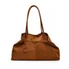 Bolsa Tote de Grande Capacidade Estilo Preguiçoso Transfronteiriço Bolsa de Ombro Único Moda Retro Fosca Bolsa de Mão Casual para o Dia a Dia Mulheres Atacado