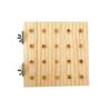 Juguete para loro de goma para tirar de corcho aliviando congestión rompecabezas peonía pájaro Xuanfeng juguete molienda de pico bloque de madera plataforma de madera maciza natural