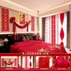 Conjunto de Decoração de Casamento para o Quarto Principal dos Noivos, Incluindo Decorações de Cabeceira de Luxo, Adesivos com Palavras Felizes e Decorações de Arranjo de Casamento para a Sala de Estar e o Quarto da Noiva