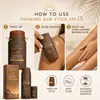 Bastão de Bronzeamento Outdoor para Comércio Exterior Transfronteiriço, Bastão de Bronzeamento Corporal de Cor Bronze Natural, Creme de Bronzeamento Solar Refrescante, Hidratante e Delicado