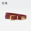 Cinto Tecido Feminino Guangzhou Rhododendron com Calça Jeans Casual Decorativo Feminino Cinto Feminino Versátil Cabelo Transfronteiriço