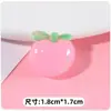 Paquete de Materiales para Accesorios de Resina de Frutas Semitransparentes Simulados Joyería Hecha a Mano DIY Pasador Diadema Funda para Teléfono Móvil Hebilla de Zapato