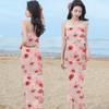 2026 Novo Modelo Luxo Leve High-End Único Lindo Maiô Estampado Rosa Claro Biquíni Feminino com Marcas de Sol