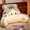 Bonita almohada para el respaldo del asiento de oficina, cojín para la cintura con forma de gato, cojín para la espalda, cojín para la silla de oficina, protección para la cintura, sofá