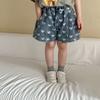 Shorts de Mezclilla para Niñas con Diseño de Corazón, Nuevo Estilo Verano 2026, Ropa de Verano para Niños, Pantalones Casuales Sueltos para Bebés