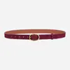 Cinto personalizado em couro fosco de alta qualidade cinto para senhoras all-match cinto para saia e calça mulheres fábrica de Guangzhou