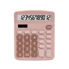 Calculadora Solar Alto Valor de Cor Escritório Fofo Estudante Contabilidade Multifuncional Mini Pequeno Computador Financeiro