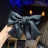 Pasador Rojo con Lazo Grande para la Parte Trasera de la Cabeza, Accesorio para el Cabello Estilo Lolita, Pinza de Resorte, Pasador Estilo Japonés para Chicas JK, Accesorio para el Cabello para Cabello Suelto