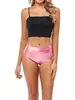 Pantalones Cortos Brillantes Metálicos de Cintura Alta de Venta Caliente Transfronteriza Europeos y Americanos, Ropa de Fiesta de Discoteca y Actuación, Pantalones Cortos Calientes Estampados en Oro