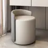 Taburete para tocador de dormitorio principal, Silla de maquillaje de lujo ligero, Taburete redondo de gama media-alta, Taburete de tocador, Silla para tocador de dormitorio