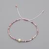 Pulsera Bohemia Personalizada de Perlas de Agua Dulce Naturales, Joyería Tejida a Mano, Apilable