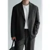 Traje de Hombre con Textura de Sarga Ligera para Negocios, Solapa Crujiente, Otoño/Invierno 2026, Chaqueta de Traje Fácil de Cuidar para el Trabajo
