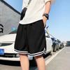 Shorts esportivos masculinos de verão, nicho, calças soltas, shorts de praia de secagem rápida, simples, casual, cinco pontos